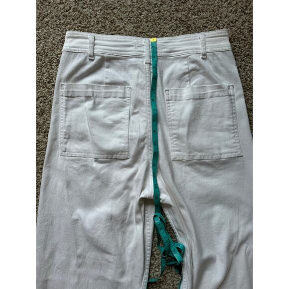 Antiono Melani WHITE Jeans, size 10, Wide leg - Picture 4 of 6